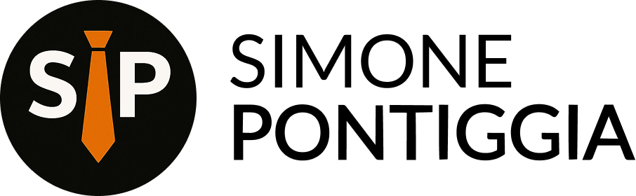 simone pontiggia - logo dark